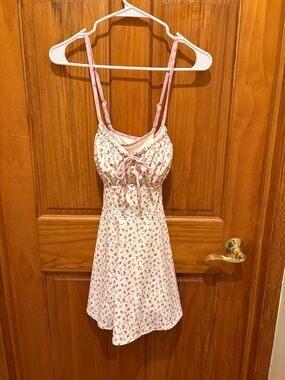 Blogilates pink and floral workout dress